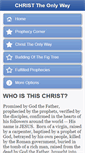 Mobile Screenshot of christtheonlyway.com